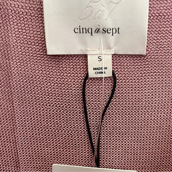 Cinq A Sept Pink Cowl Neck Knit Tank Size Small NWT - Picture 5 of 6
